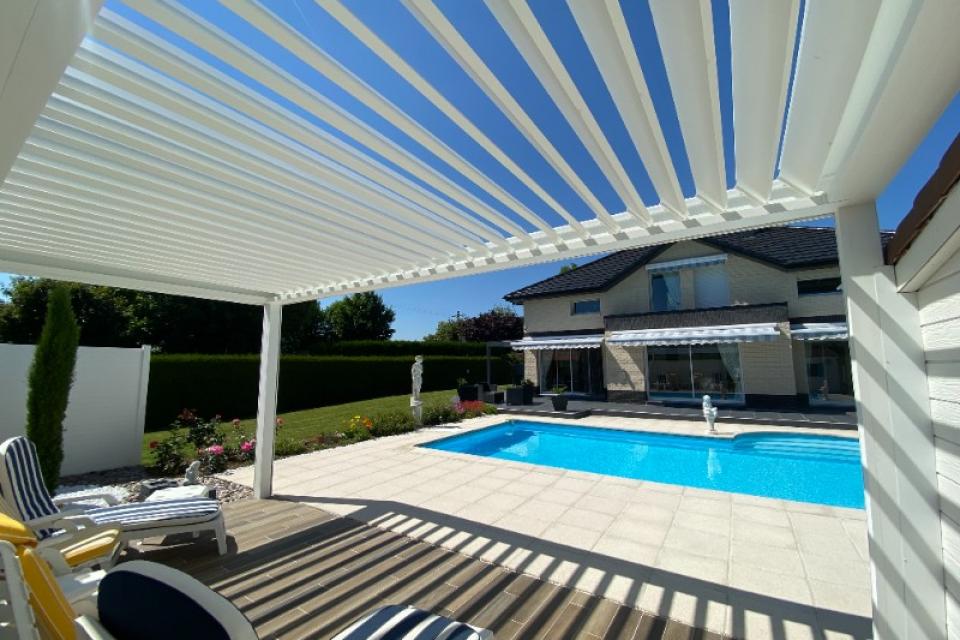 Pergola bioclimatique - Brebières