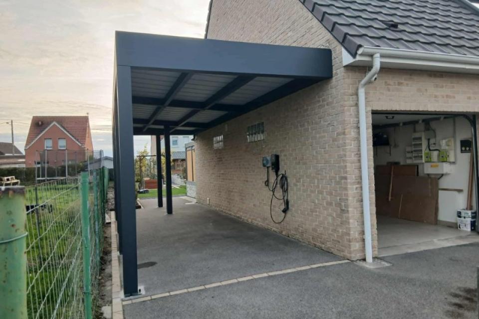Installation d'un Carport à St Pierre Brouck