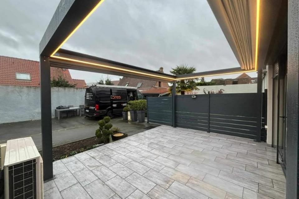 Installation d'une Pergola FLY à ORCHIES