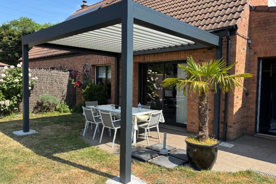 Installation d'une Pergola Bioclimatique à TOURCOING