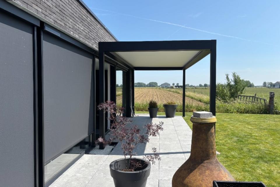 Installation d'une Pergola Bioclimatique à DEULEMONT