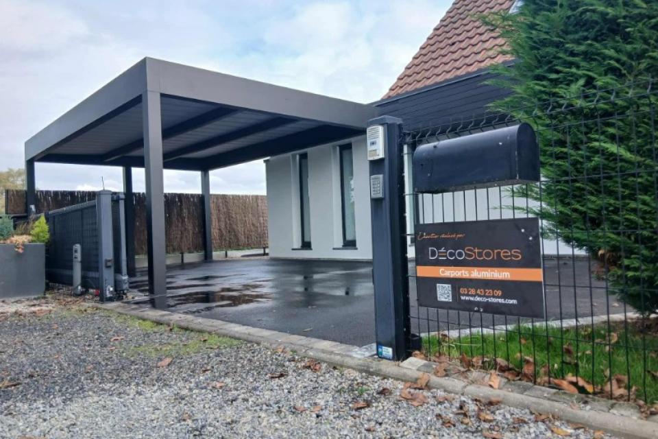 Installation d'un Carport à Lompret