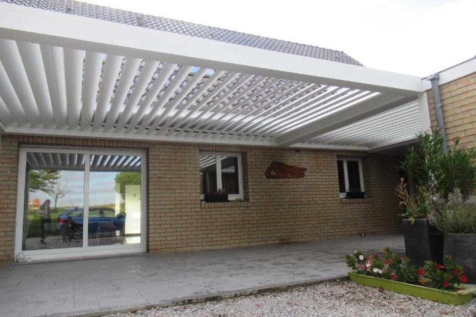 Pergola bioclimatique - Aire sur la Lys