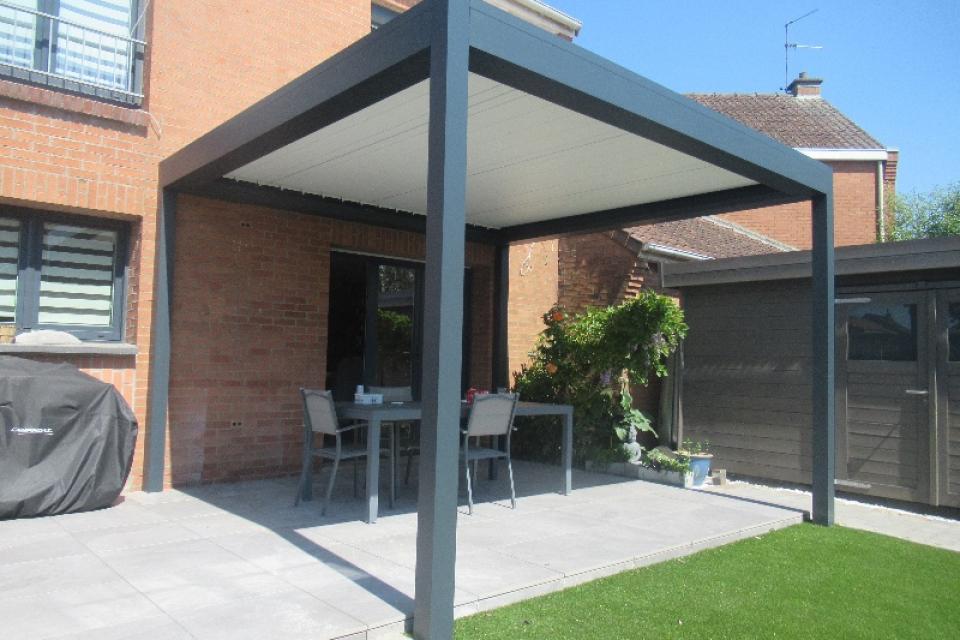 Installation d'une pergola bioclimatique à Wambrechies : entre confort, modernité et maîtrise du climat