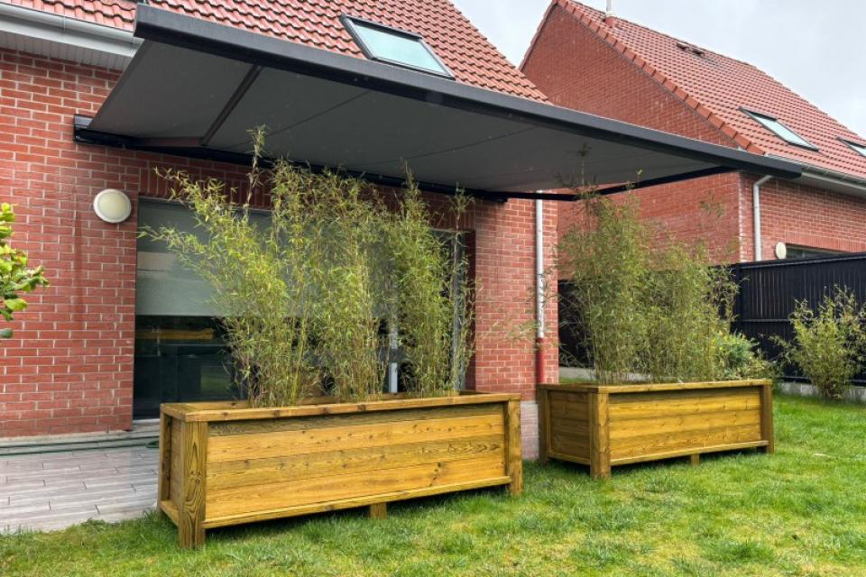 pose d'un store de terrasse à VENDEVILLE