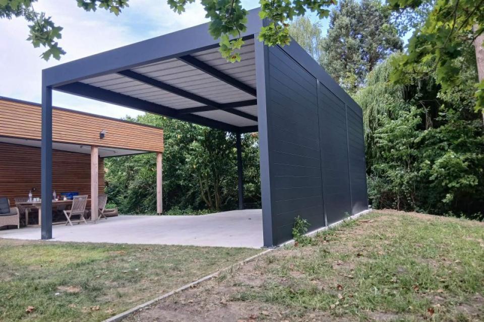 Pose d'un CARPORT à Sailly sur la lys